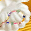 Kolorowa bransoletka z kamieniami regulowana