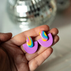 Kolczyki kolorowe sztyfty