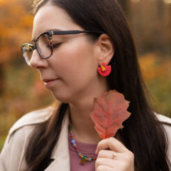 Kolczyki sztyfty Autumn Sunset