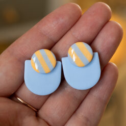 Kolczyki sztyfty z małym kółkiem