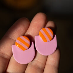 Kolczyki sztyfty z małym kółkiem OUTLET