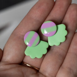 Kolczyki wachlarze mini